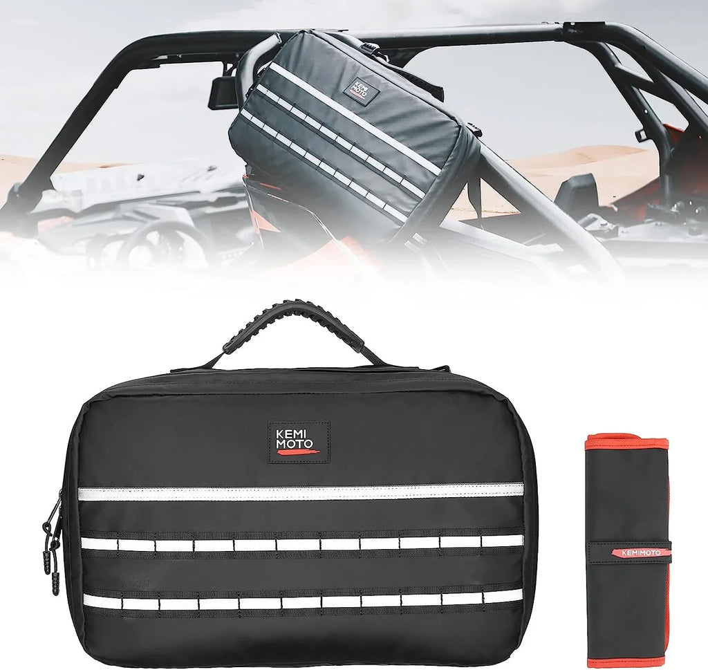 Kemimoto  Drive Belt Clutch  Storage Bag  Tool Organizer Tool Bag Compatible with Can Am X3 Outlander Polaris  Ranger