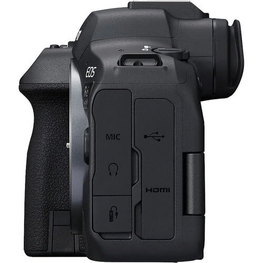 Canon  R6 Mark  Mirrorless Camera (5666C002) + Canon  24-70mm Lens + 64GB Memory Card + Case + Corel Photo Software + 2 x LPE6 Battery + External Charger + Card Reader + More