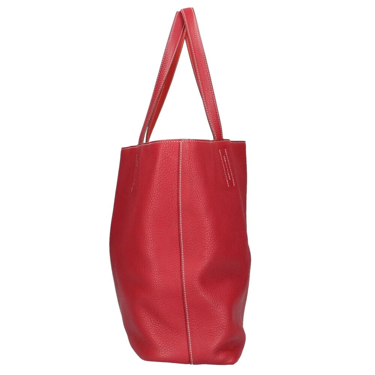 Pre-Owned Hermes  Double Sense 36 Tote Bag Taurillon Clemence Red Ladies (Good)
