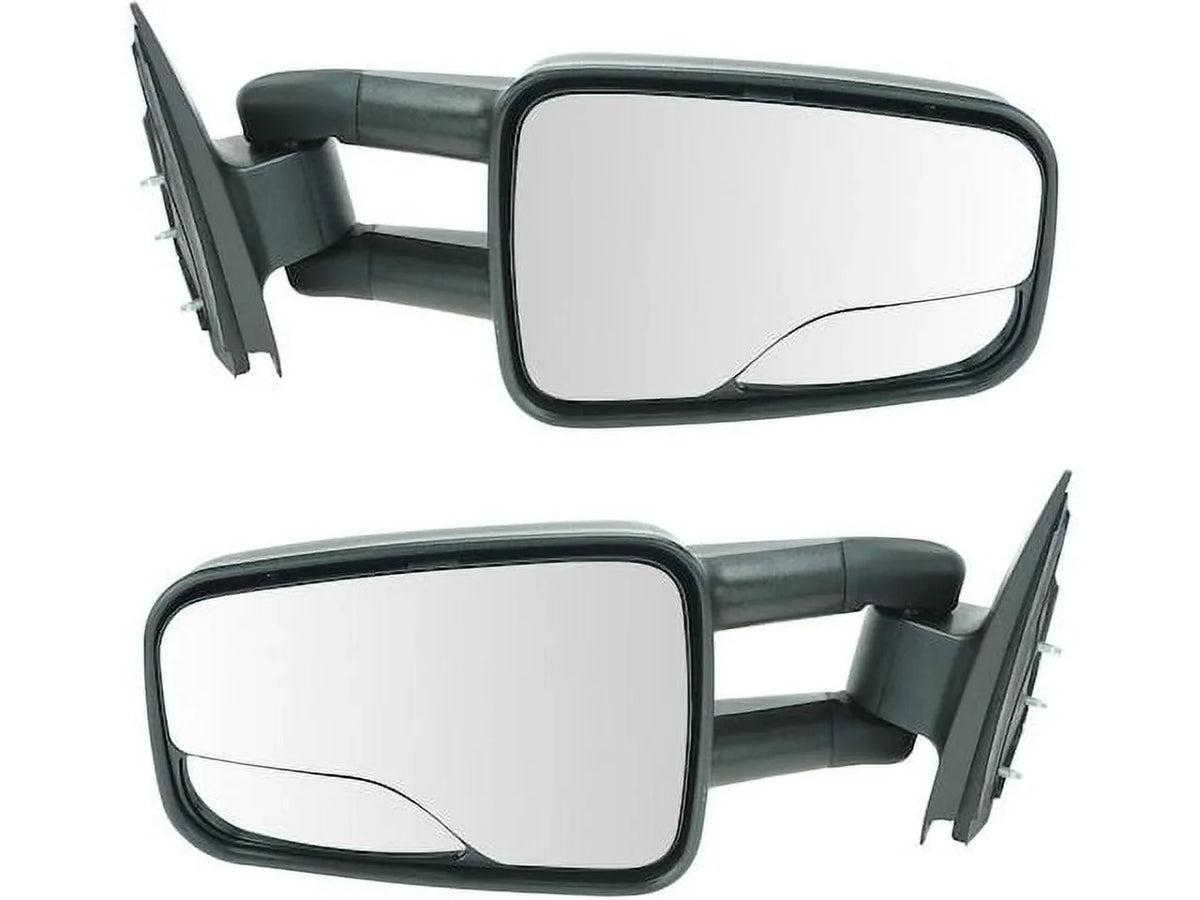 Door Mirror Set 2 Piece - Compatible with 2001 - 2006 Chevy Silverado 2500  2002 2003 2004 2005