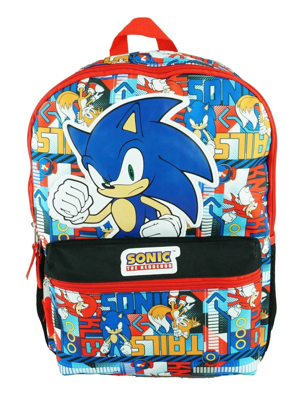 16 inches Sonic the Hedgehog Allover Large Backpack