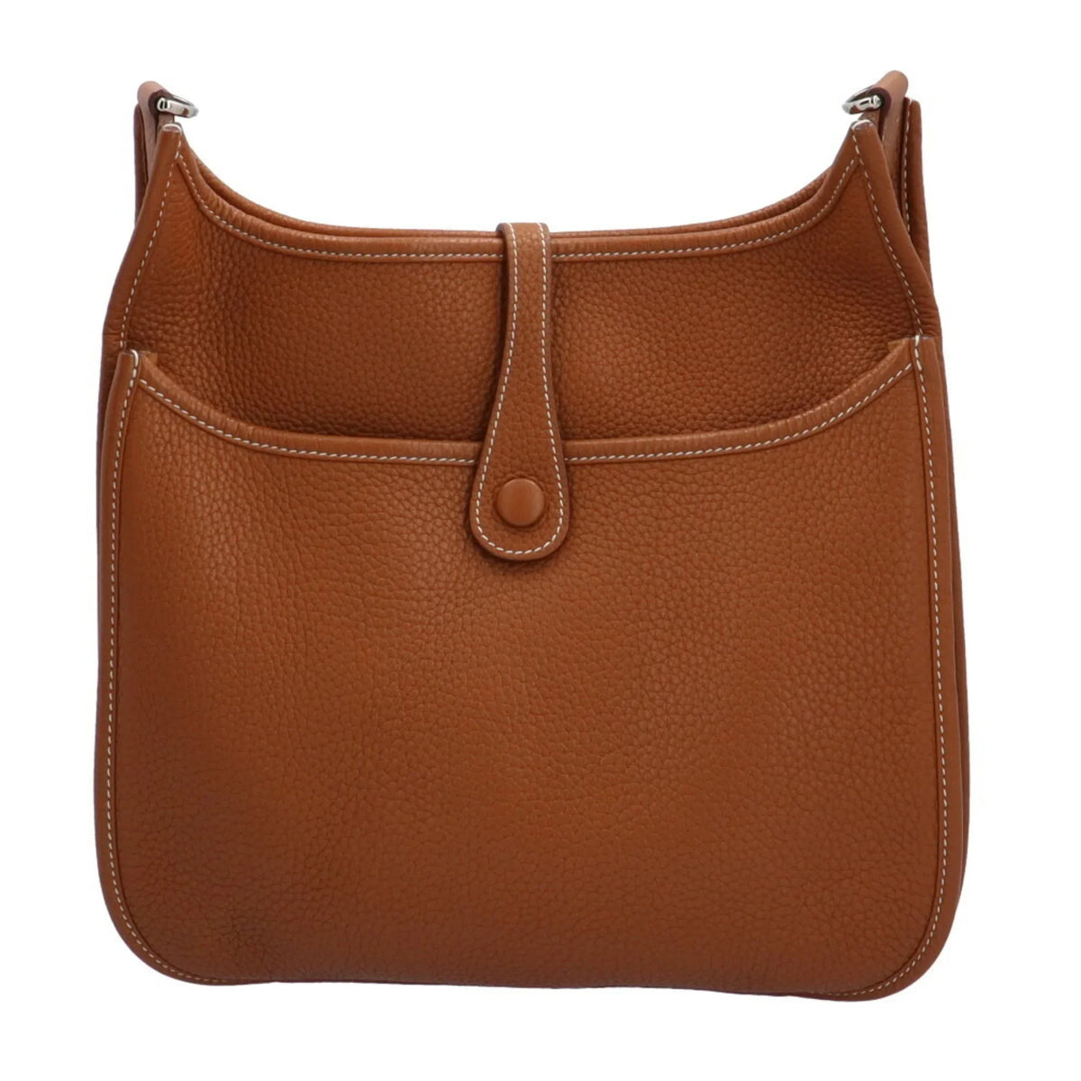 Pre-Owned Hermes Evelyn  Shoulder Bag Taurillon Clemence Brown Women's  (Good)