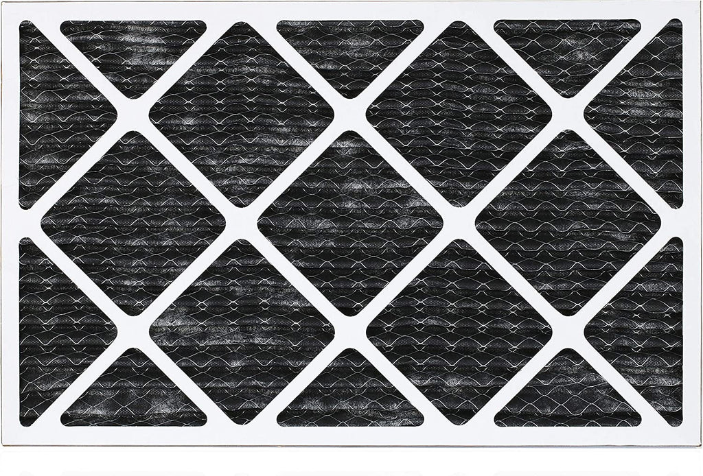Filterbuy 16x24x1  8 Odor Eliminator Pleated   Furnace Air Filters with Activated Carbon (5-Pack)