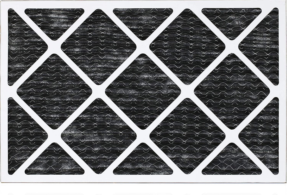 Filterbuy 16x24x1  8 Odor Eliminator Pleated   Furnace Air Filters with Activated Carbon (5-Pack)