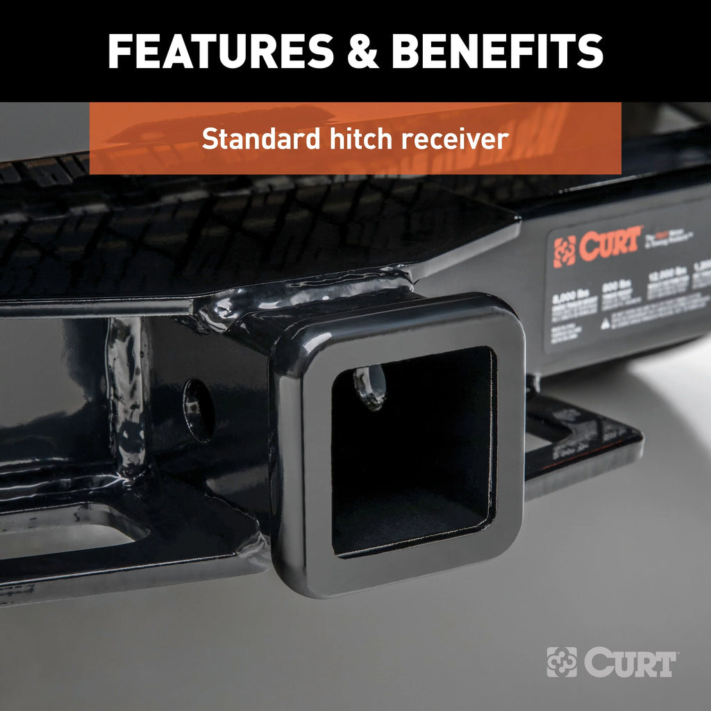 13182 Class 3 Trailer Hitch, 2-Inch Receiver, Compatible with Select Dodge Durango, Jeep Grand Cherokee WK2