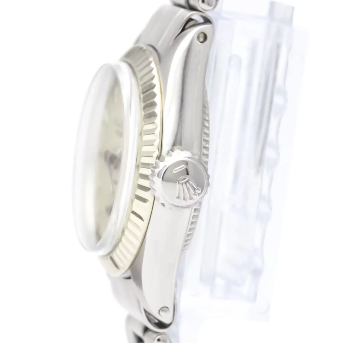 Authenticated Used Vintage  Precision White Gold Steel Hand-Winding Mens Watch 6525 BF551892