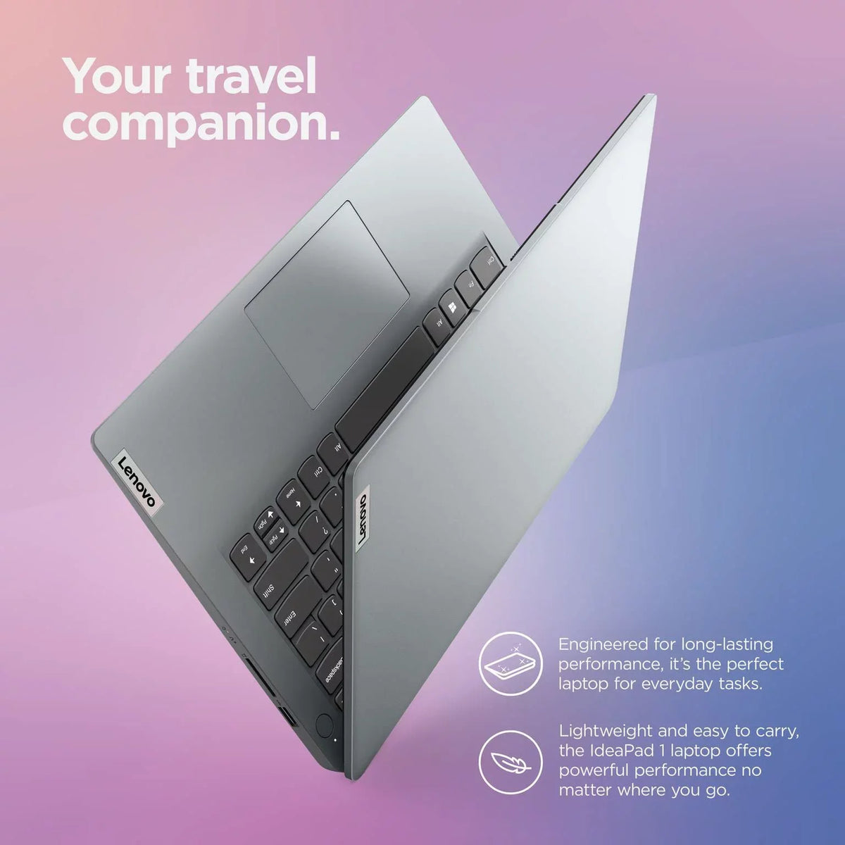 Lenovo 2022 Newest Ideapad 1i Laptop, 14 inch  Display, Intel Quad-Core Processor, 4GB , 256GB Storage, Wi-Fi 6, Bluetooth, Cloud Grey, Windows 11 Home in S Mode