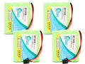 4x Pack - UpStart Battery Energizer P3702 Battery - Replacement for Energizer Cordless Phone Battery (1200mAh, 3.6V, -)