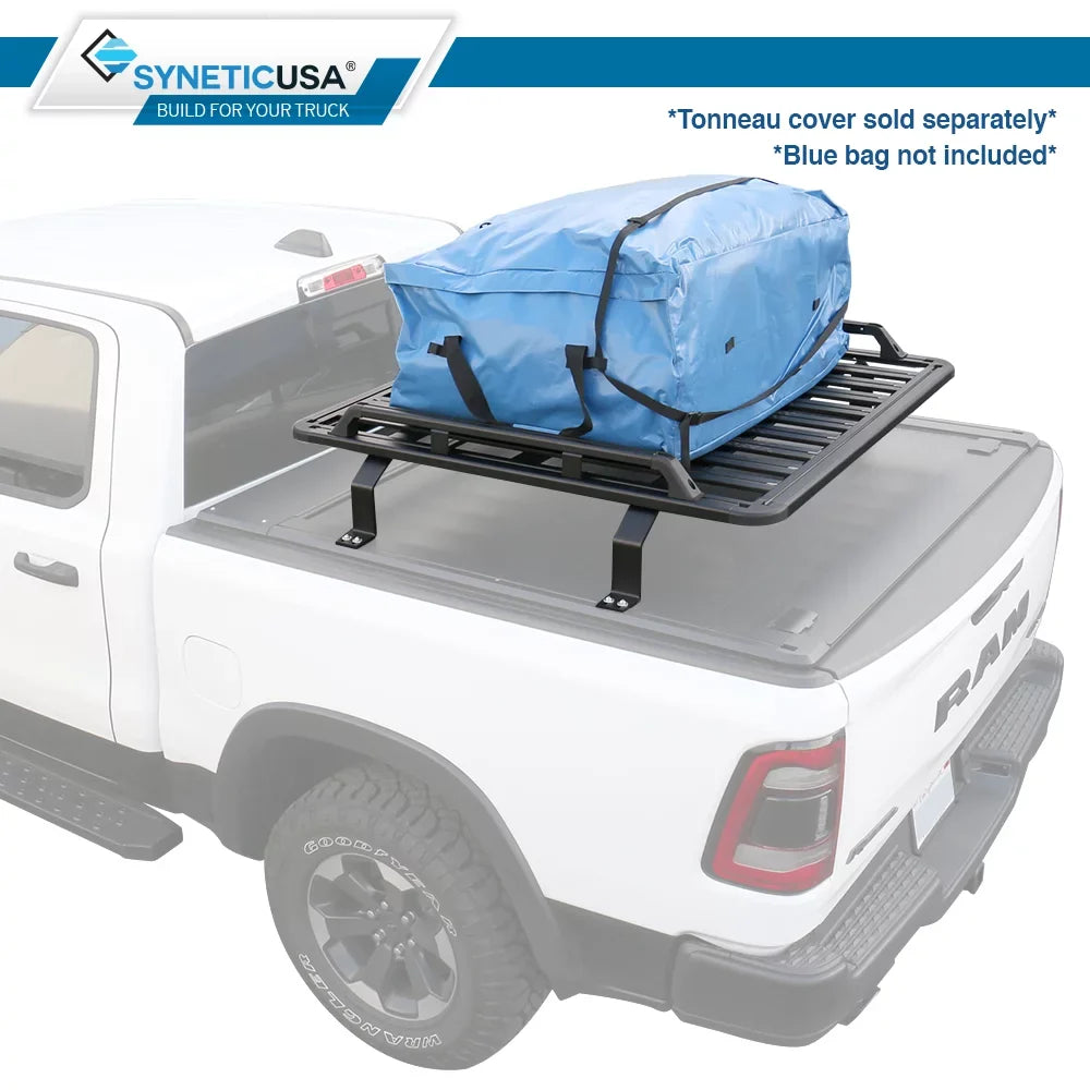 Syneticusa  Heavy Duty Truck Bed Cargo Load Rack Kit Compatible with F150 Ram Silverado Tundra Titan