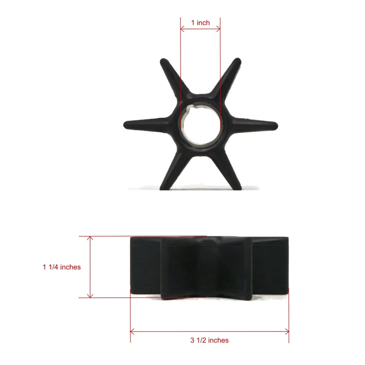 The  Shop | Water Pump Impeller Kit for Mercury 75  0G760300-0T999999, 1B000000 & Up Boat