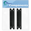 2-Pack  Grill Heat Shield Plate Tent Replacement Parts for Charmglow 810-7420-F - Compatible Barbeque Porcelain Steel Flame Tamer, Flavorizer Bar, Vaporizer Bar, Burner Cover 17 3/4"