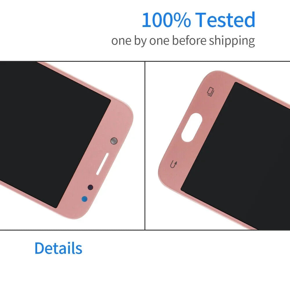Screen Replacement For  Galaxy J5 Pro 2017 J530  Display Touch Digitizer Assembly Repair Parts(Pink)