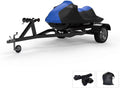 Weatherproof Jet Ski Covers for Yamaha Wave Runner  1200 Ltd 1999-2000 - Blue/Black Color - All Weather - Trailerable - Protects from Rain, Sun, and More! Includes Trailer Straps and Storage Bag
