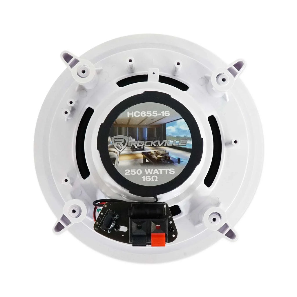 Rockville  Tube Amp/Home Theater Receiver+(8) 6.5" White Ceiling Speakers
