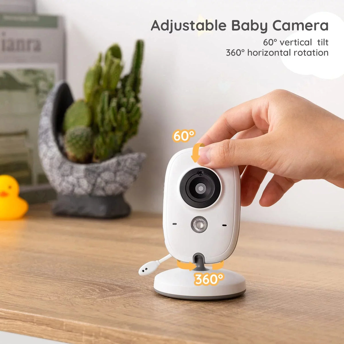 Baby Monitor with Camera and Audio, No WiFi,  Mode, Night Vision, 3.2''  Screen, Two-Way Audio, Baby Camera