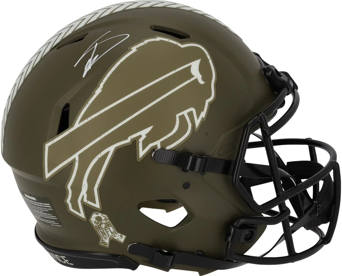 Stefon Diggs Buffalo Bills Autographed Riddell 2022 Salute to Service Speed Authentic Helmet - Fanatics Authentic Certified