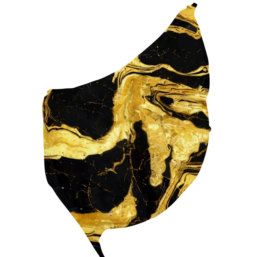 Golden Marble Silk Long Scarf for Women Large Oblong Sunscreen Shawls Wraps Neck Headscarf Hair Wraps Gift Packed