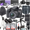 Camera Bundle for Canon  Rebel T8i  Camera with -S 18-55mm f/4-5.6   Lens and Accessories Kit (64GB, Hand Grip Tripod, Flash, and More)