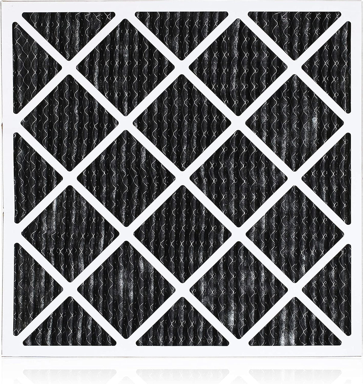 Filterbuy 20x24x1  8 Odor Eliminator Pleated   Furnace Air Filters with Activated Carbon (12-Pack)