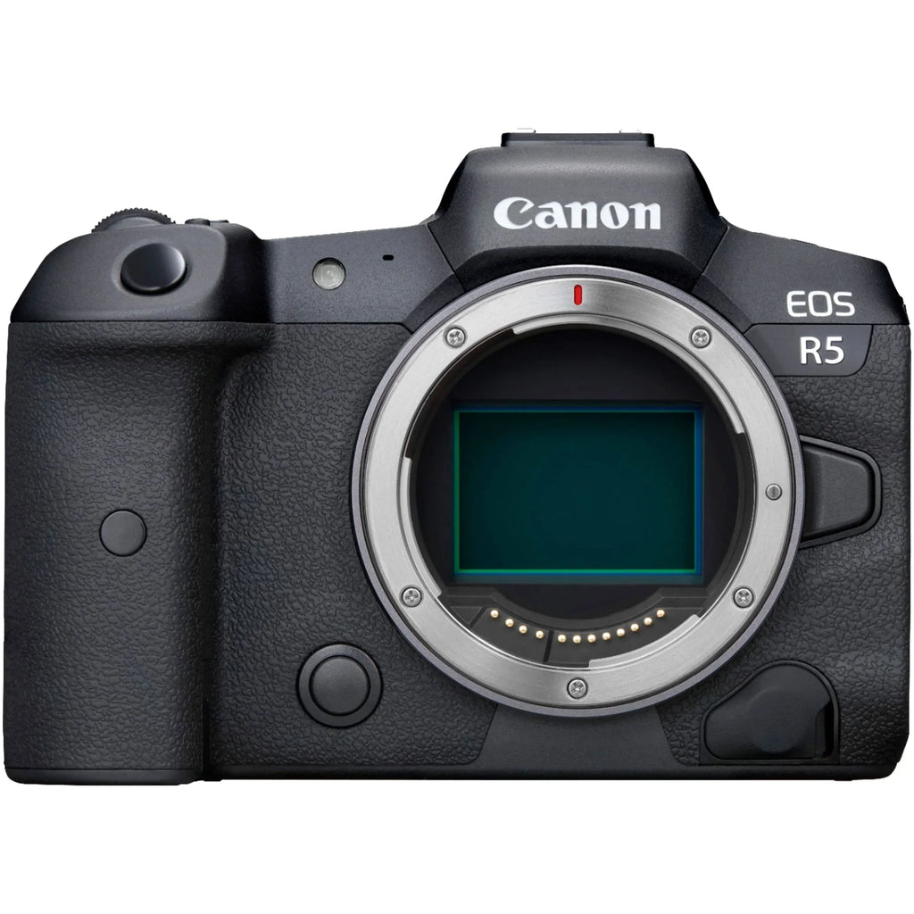 Canon  R5 Mirrorless Camera with RF24-105mm + 75-300mm Lens + Mount Adapter + SanDisk 128GB + ZeeTech Accessory