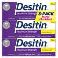 6  - Desitin Maximum Strength Paste Zinc Oxide Diaper Rush 4 Oz. each