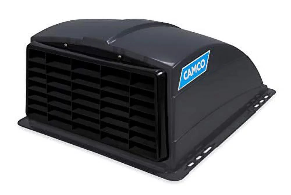 Camco Smoke Standard Roof Vent Cover, Opens for Easy Cleaning, Aerodynamic Design, Easily Mounts to  with Included Hardware (40453)