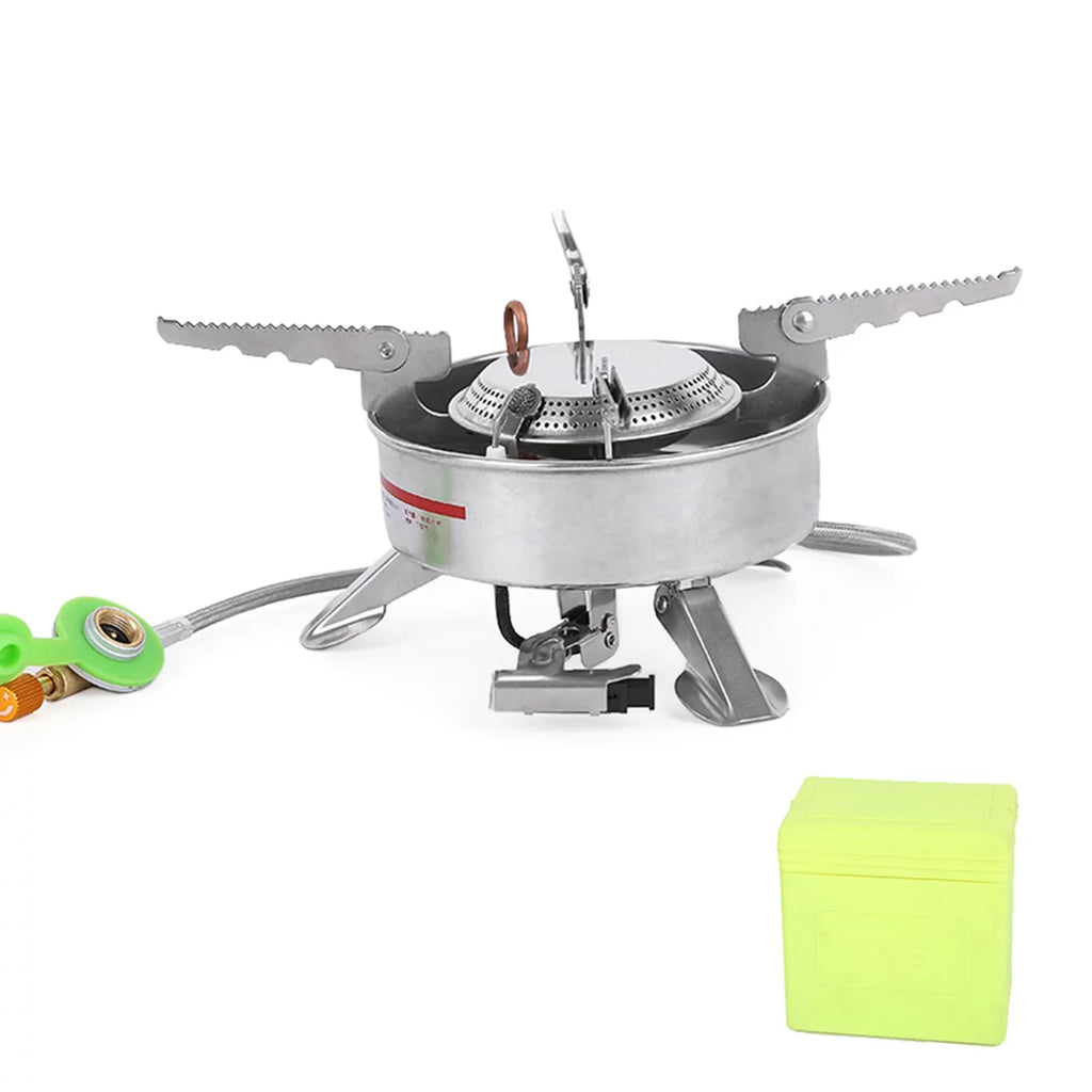 '-10 Outdoor Portable Camping Picnic Split-Type Stainless Steel Butane Gas Cooker Big Power