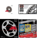 525  Sealed Chain Natural with  Wax,  Front & Rear Sprocket Kit for Street  -R600 2001-2005